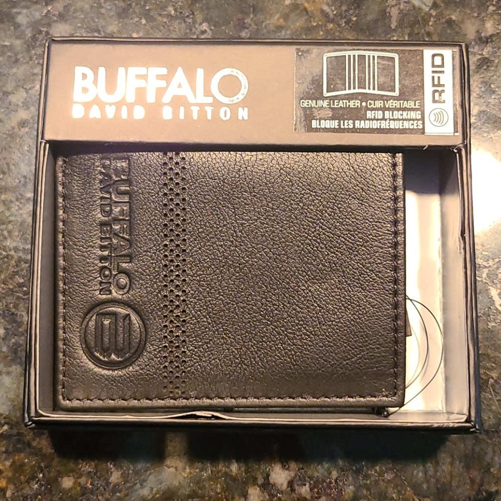 Mens Buffalo David Britton Leather Wallet